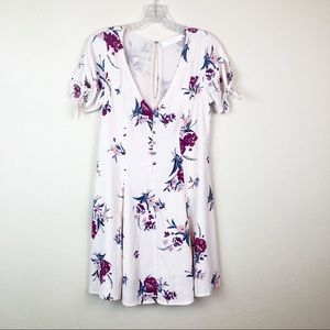 ASTR The Label Cream Floral Dress